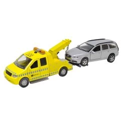 No Brand Kids Globe Traffic Afsleepwagen Met Volvo Met Licht En Geluid - Metaal