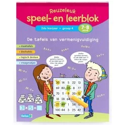 No Brand Reuzeleuk Speel- En Leerblok De Tafels Van Vermenigvuldiging