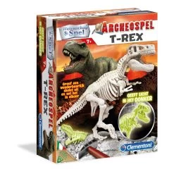 Clementoni Archeospel T-rex Fluoriserend