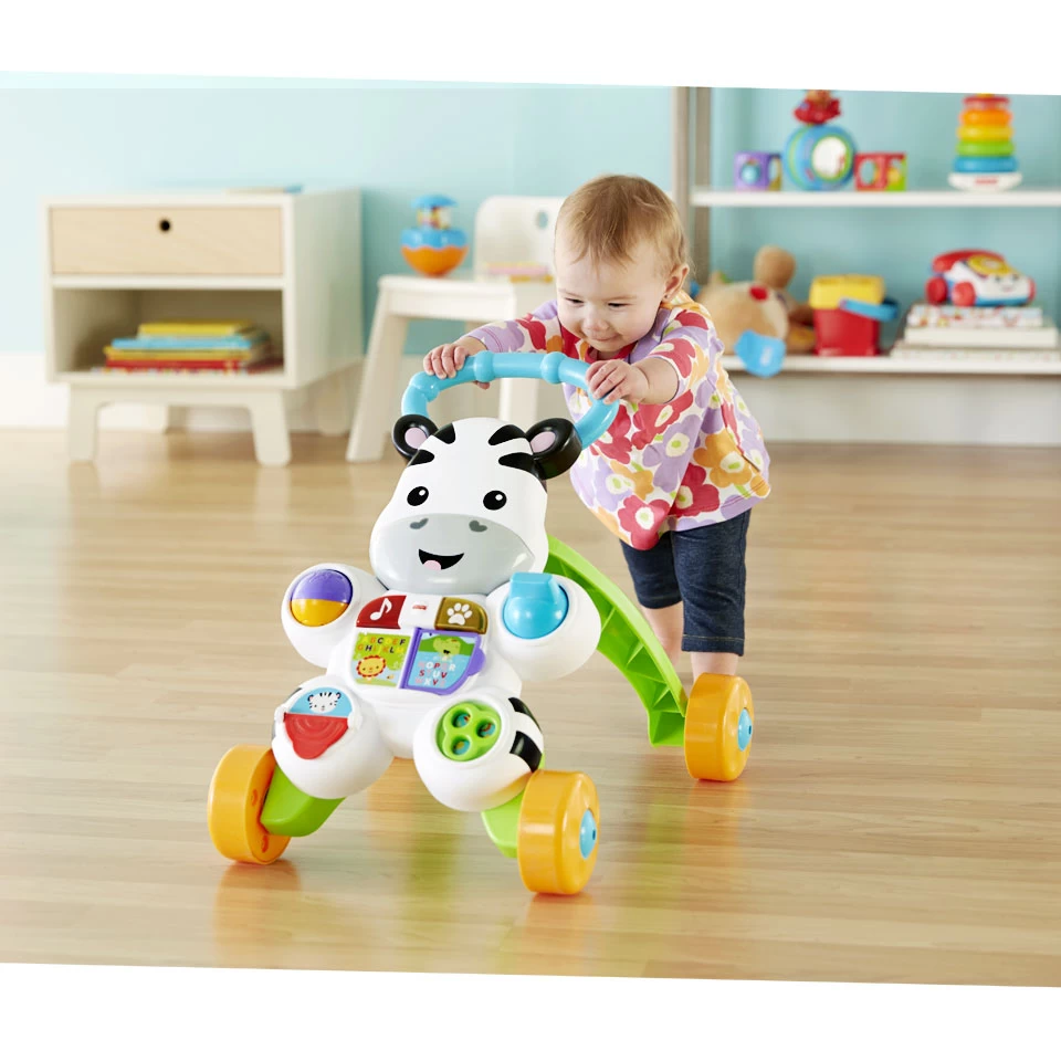 Fisher Price Fisher-Price Loop Met Mij Looptrainer - Zebra 8 Fisher Price Fisher-Price Loop Met Mij Looptrainer - Zebra - Afbeelding 6