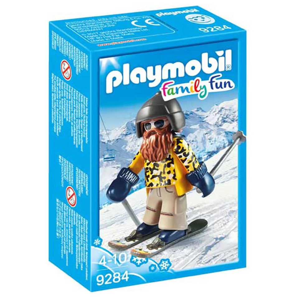 PLAYMOBIL Family Fun Skiër Op Snowblades 9284 3 PLAYMOBIL Family Fun Skiër Op Snowblades 9284