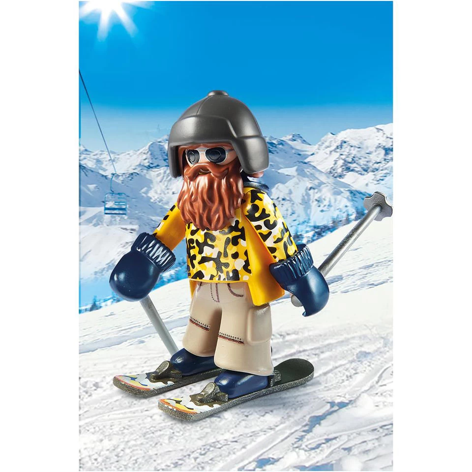 PLAYMOBIL Family Fun Skiër Op Snowblades 9284 4 PLAYMOBIL Family Fun Skiër Op Snowblades 9284 - Afbeelding 2