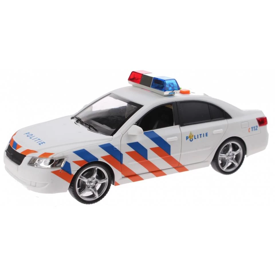 No Brand Toi-toys Politiewagen Met Licht En Geluid - 24 Cm - Wit 3 No Brand Toi-toys Politiewagen Met Licht En Geluid - 24 Cm - Wit
