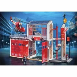 PLAYMOBIL City Action Brandweerkazerne Met Helikopter 9462 10 PLAYMOBIL City Action Brandweerkazerne Met Helikopter 9462 -Speelgoed Winkel 1795506 2dc58928