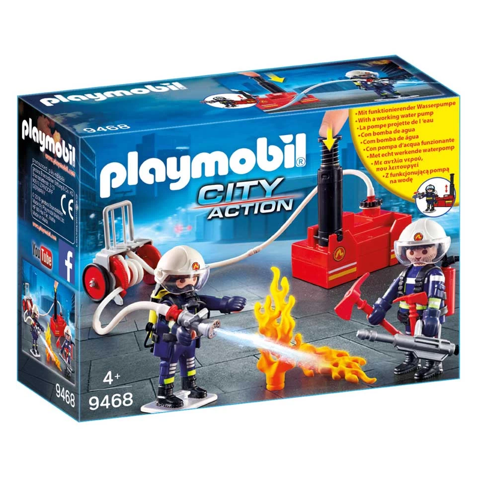 PLAYMOBIL City Action Brandweerteam Met Waterpomp 9468 3 PLAYMOBIL City Action Brandweerteam Met Waterpomp 9468