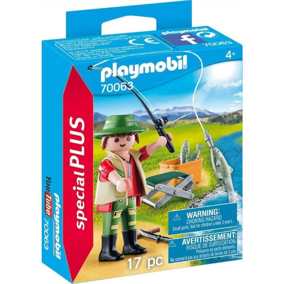 PLAYMOBIL SpecialPLUS Visser Met Hengel 70063 3 PLAYMOBIL SpecialPLUS Visser Met Hengel 70063