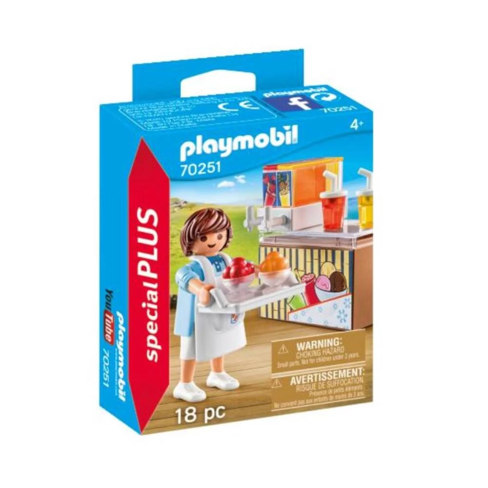 PLAYMOBIL SpecialPLUS Slush-verkoper 70251 3 PLAYMOBIL SpecialPLUS Slush-verkoper 70251