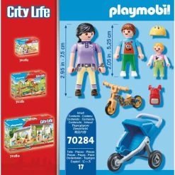 PLAYMOBIL City Life Mama Met Kinderen 70284 -Speelgoed Winkel 1980423 1170cc25