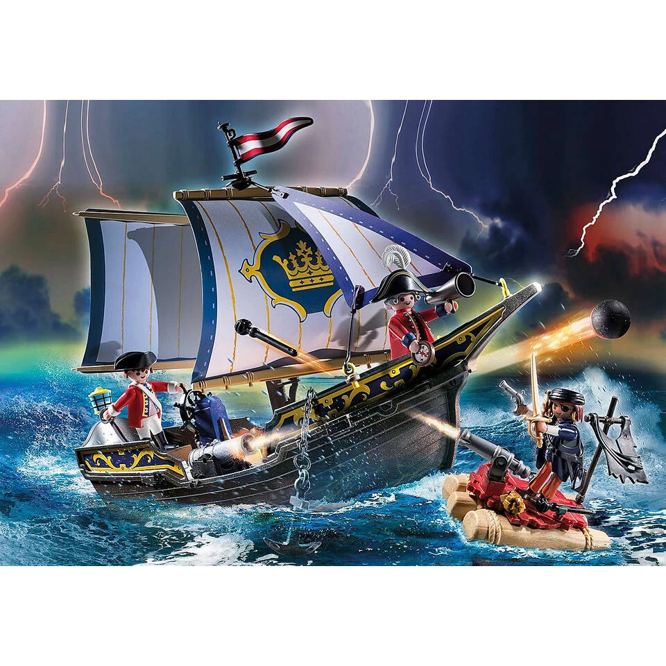 PLAYMOBIL Pirates Zeilschip Van De Soldaten 70412 4 PLAYMOBIL Pirates Zeilschip Van De Soldaten 70412 - Afbeelding 2