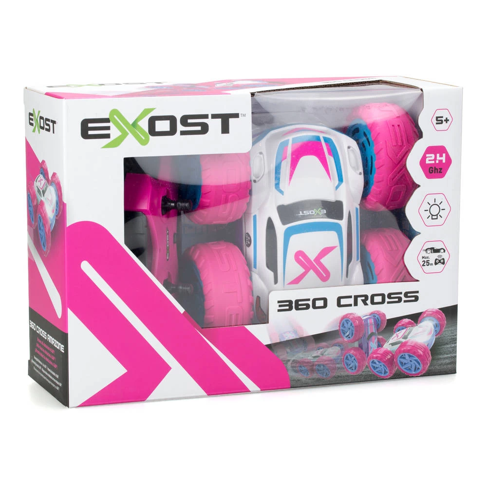 Silverlit Exost Op Afstand Bestuurbare 360 Cross Amazone Stuntauto - Roze 6 Silverlit Exost Op Afstand Bestuurbare 360 Cross Amazone Stuntauto - Roze - Afbeelding 4