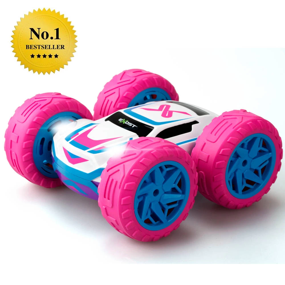 Silverlit Exost Op Afstand Bestuurbare 360 Cross Amazone Stuntauto - Roze 4 Silverlit Exost Op Afstand Bestuurbare 360 Cross Amazone Stuntauto - Roze - Afbeelding 2