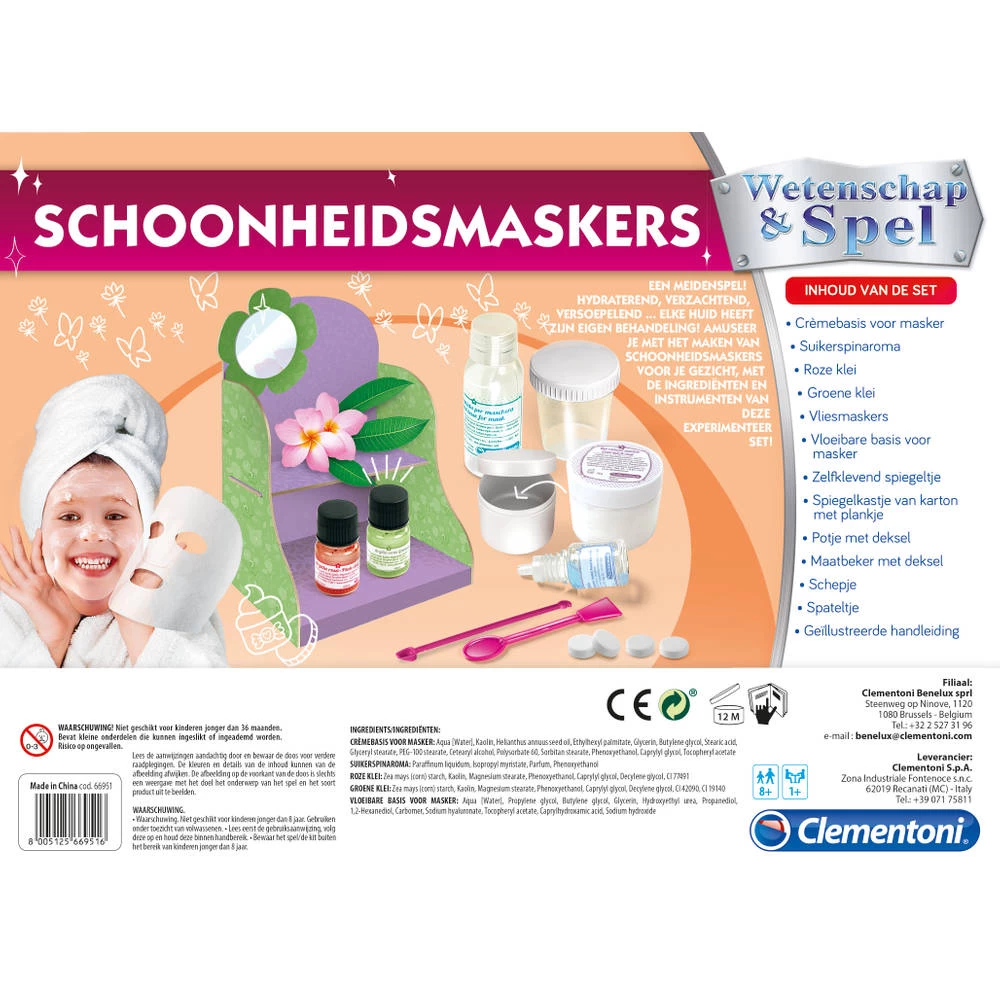 Clementoni Schoonheidsmaskers 8 Clementoni Schoonheidsmaskers - Afbeelding 6