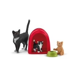 Schleich FARM WORLD Speeltijd Voor Schattige Katten 42501 -Speelgoed Winkel 1982175 68010a5d