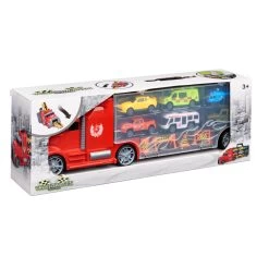 No Brand Vrachtwagen Met 5 Auto's + 1 Helikopter 10 No Brand Vrachtwagen Met 5 Auto's + 1 Helikopter -Speelgoed Winkel 1982609 ffdc0f44