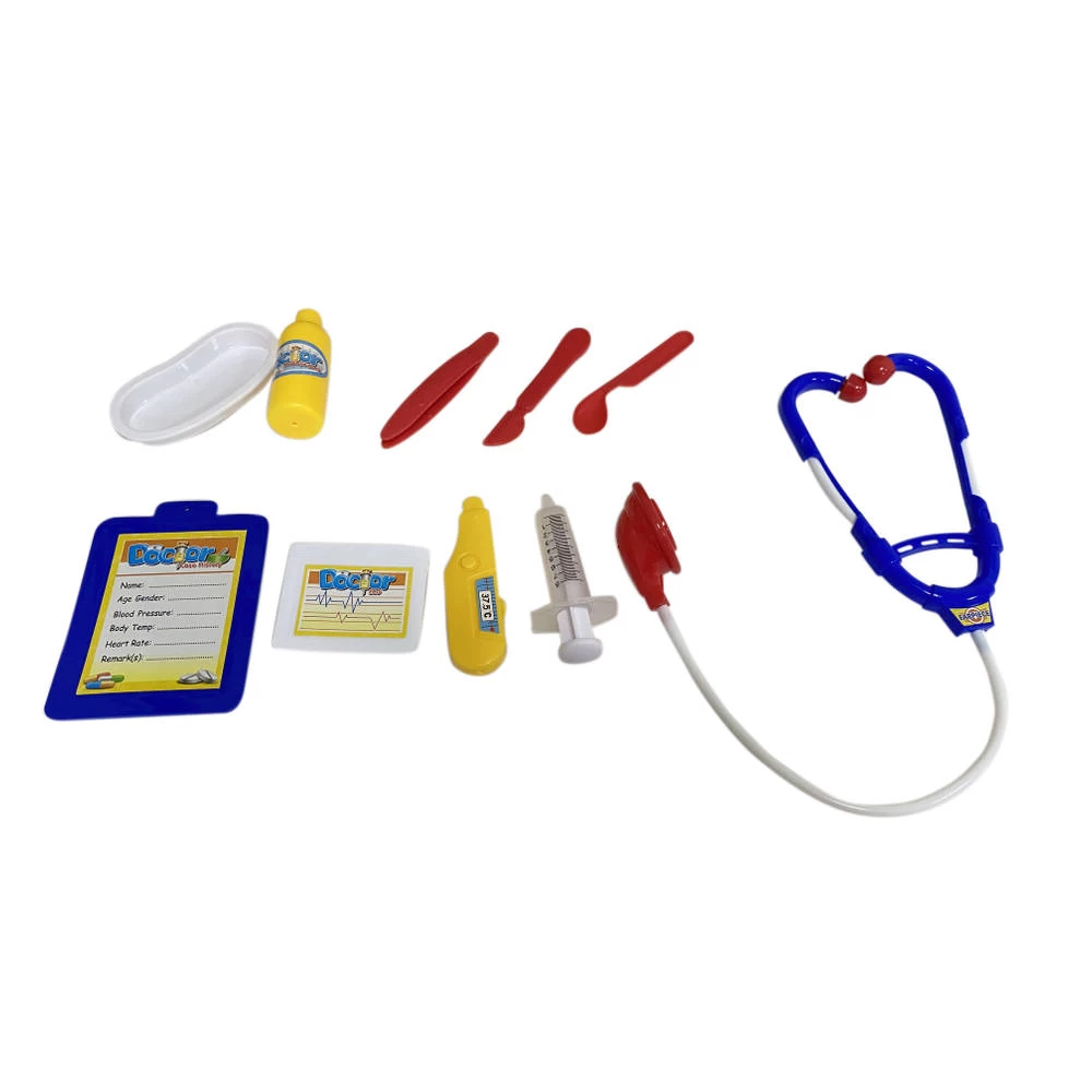 No Brand Dokterskoffer 10-delig - Blauw 4 No Brand Dokterskoffer 10-delig - Blauw - Afbeelding 2