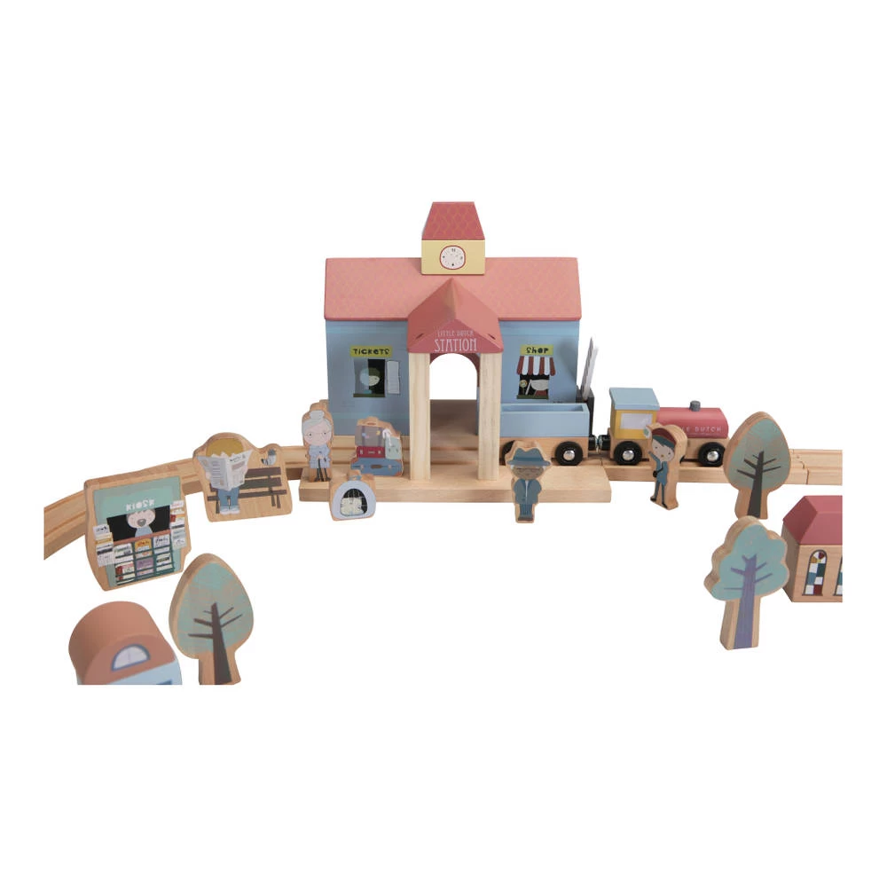 Little Dutch Little Railway Collection Treinstation 4 Little Dutch Little Railway Collection Treinstation - Afbeelding 2