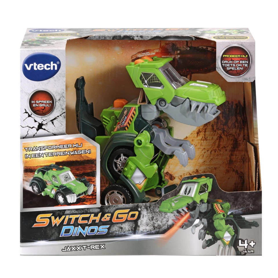 VTech Switch & Go Dinos Jaxx T-Rex 5 VTech Switch & Go Dinos Jaxx T-Rex - Afbeelding 3