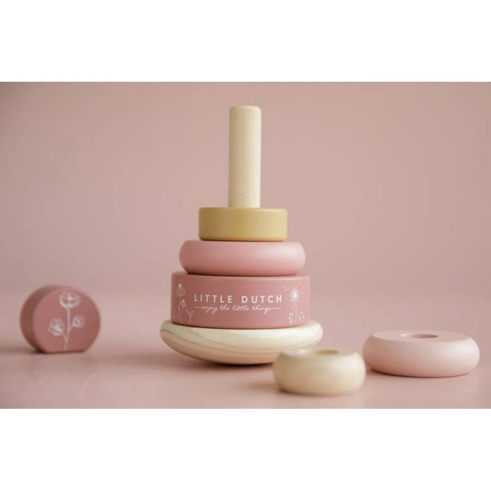 Little Dutch Tuimelringpiramide Wild Flowers 5 Little Dutch Tuimelringpiramide Wild Flowers - Afbeelding 3