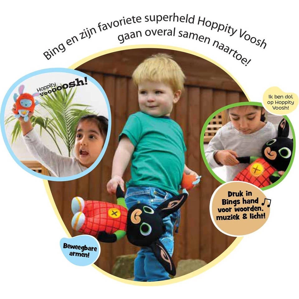 No Brand Pratende Bing En Hoppity Met Licht 8 No Brand Pratende Bing En Hoppity Met Licht - Afbeelding 6