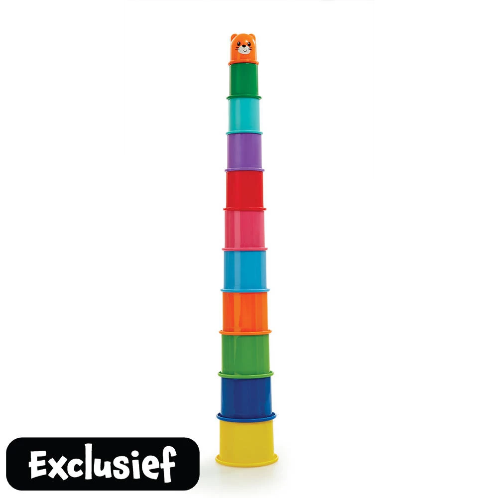 Little Lot Regenboog Stapelbekers 3 Little Lot Regenboog Stapelbekers