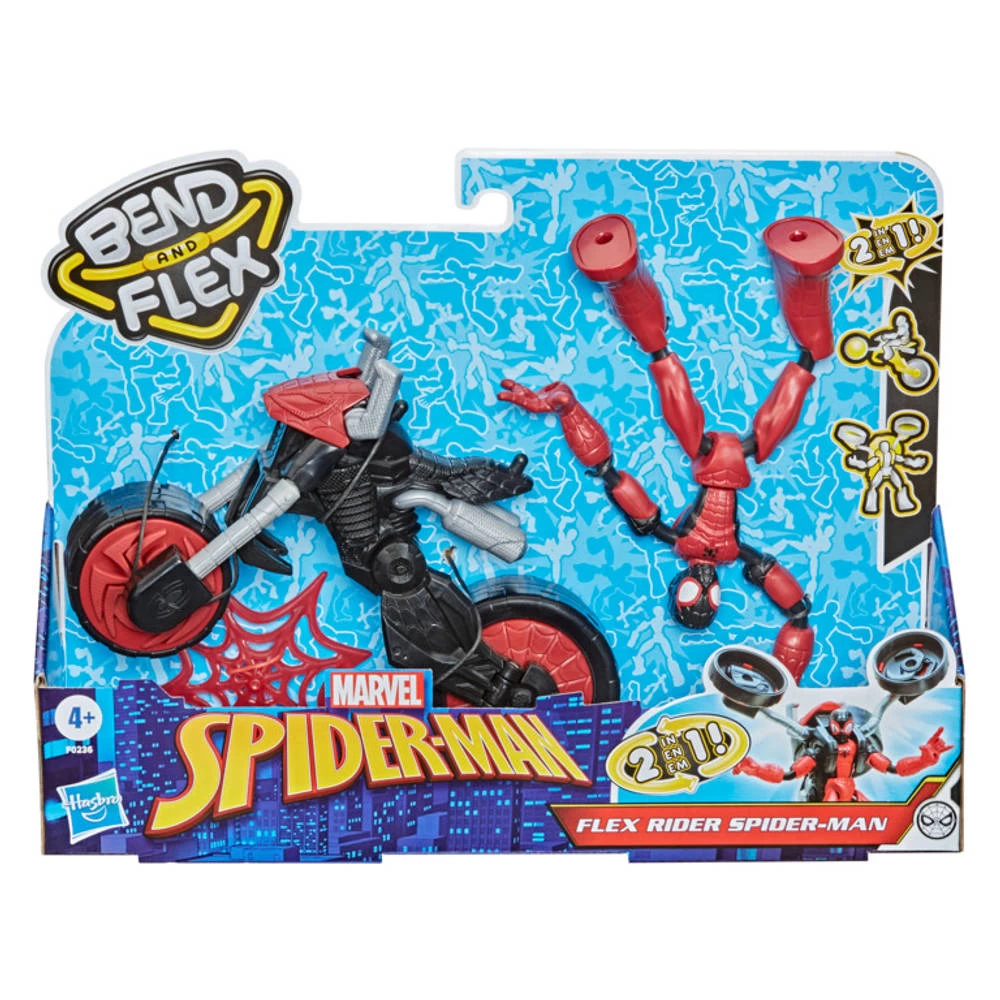 Hasbro Marvel Avengers Bend And Flex Rider Spider-Man 5 Hasbro Marvel Avengers Bend And Flex Rider Spider-Man - Afbeelding 3