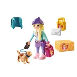 PLAYMOBIL City Life Modemeisje Met Hond 70595 -Speelgoed Winkel 1987178 0429e368