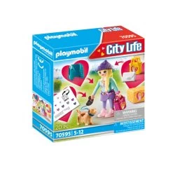 PLAYMOBIL City Life Modemeisje Met Hond 70595 -Speelgoed Winkel 1987178 20753b38