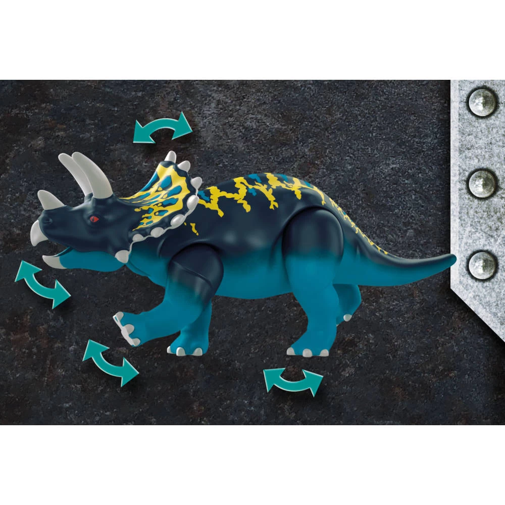 PLAYMOBIL Dino Rise Triceratops Razernij Rond De Legendarische Stenen 70627 5 PLAYMOBIL Dino Rise Triceratops Razernij Rond De Legendarische Stenen 70627 - Afbeelding 3