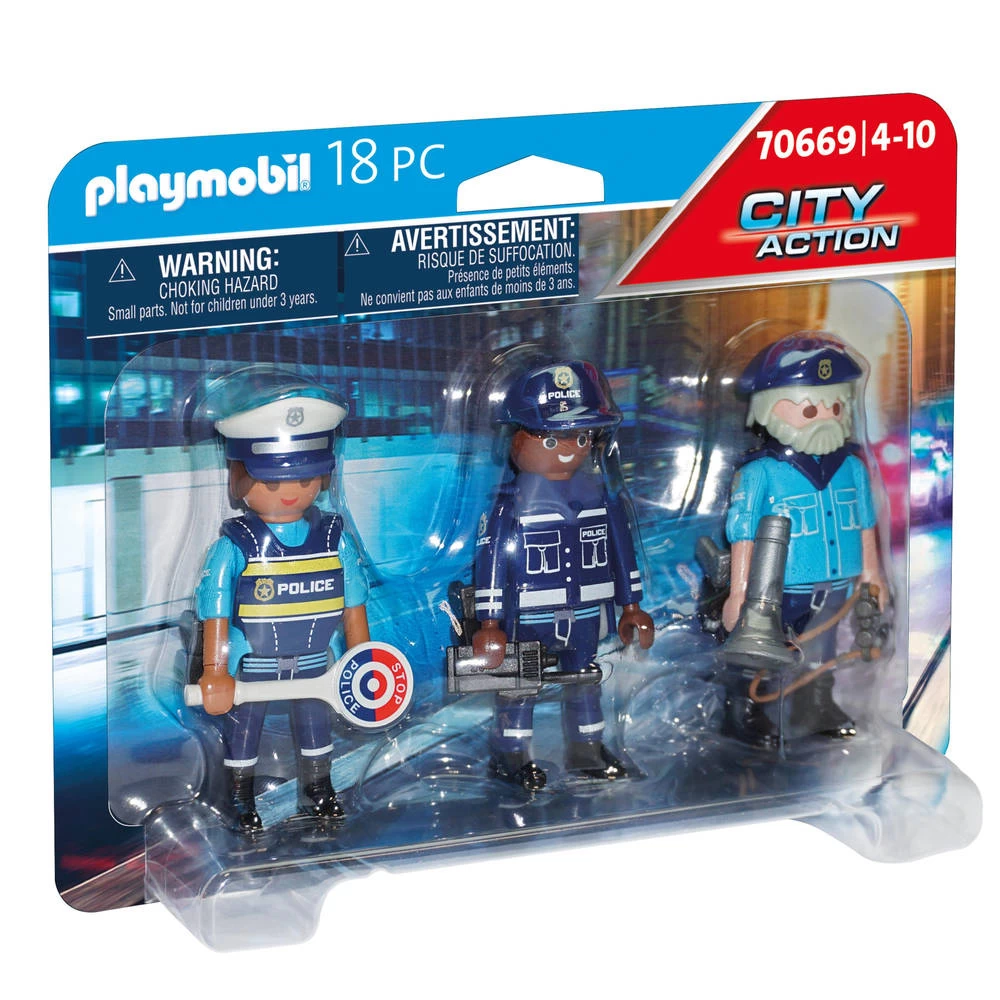 PLAYMOBIL City Action Figurenset Politie 70669 3 PLAYMOBIL City Action Figurenset Politie 70669