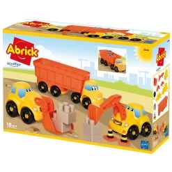 Abrick Bouwvoertuigenset 3-delig