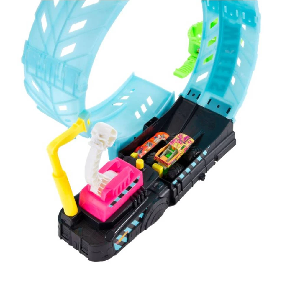 Hot Wheels Monster Trucks Glow-in-the Dark Epische Looping Uitdaging Speelset 6 Hot Wheels Monster Trucks Glow-in-the Dark Epische Looping Uitdaging Speelset - Afbeelding 4