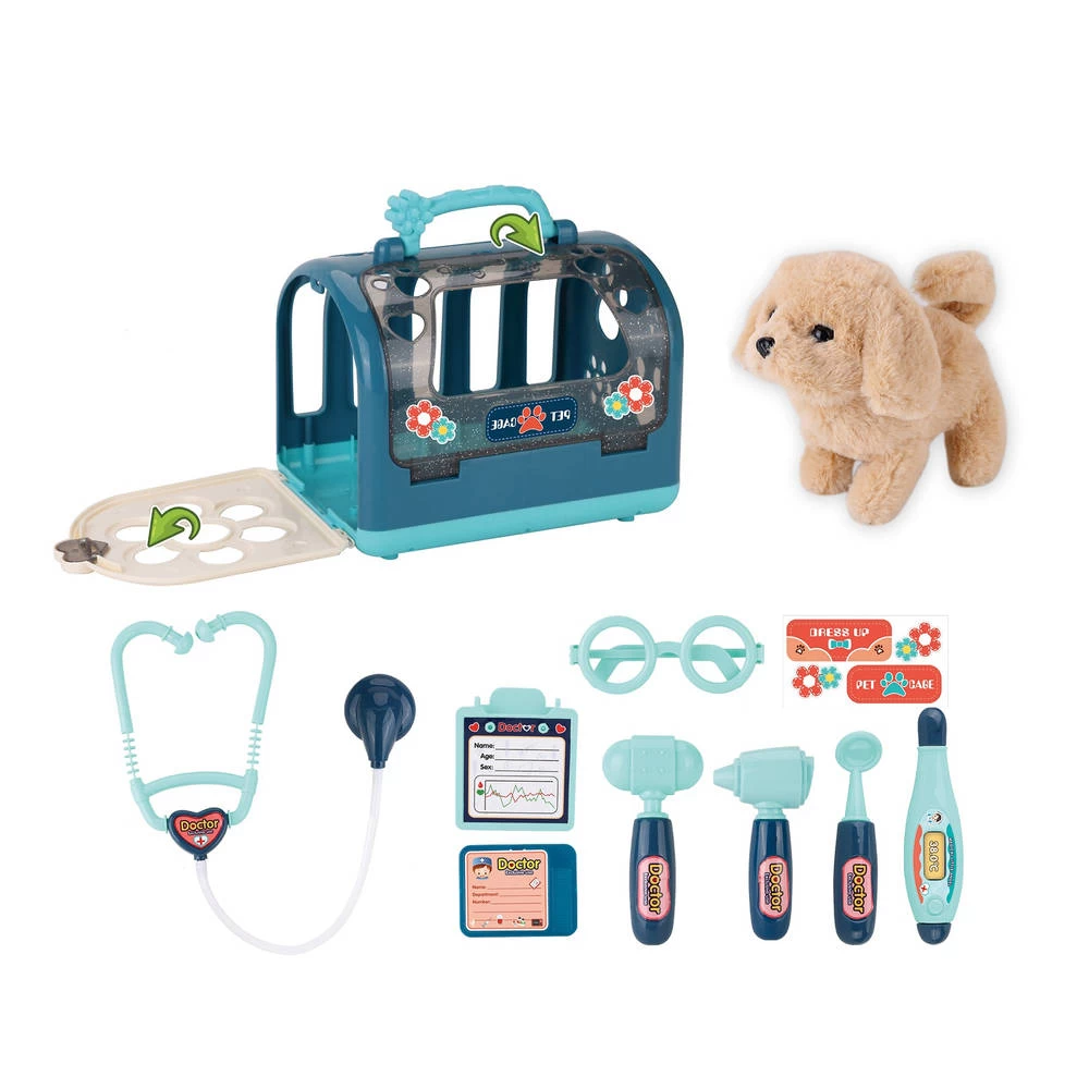 No Brand Huisdier Dokterset Met Geluid 11-delig 6 No Brand Huisdier Dokterset Met Geluid 11-delig - Afbeelding 4