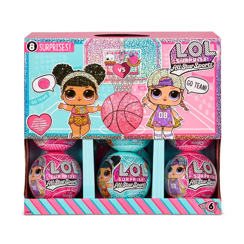 L.O.L. Surprise! All-Star B.B.s Sports Glinsterende Basketbalserie Met 8 Verrassingen 6 L.O.L. Surprise! All-Star B.B.s Sports Glinsterende Basketbalserie Met 8 Verrassingen - Afbeelding 4