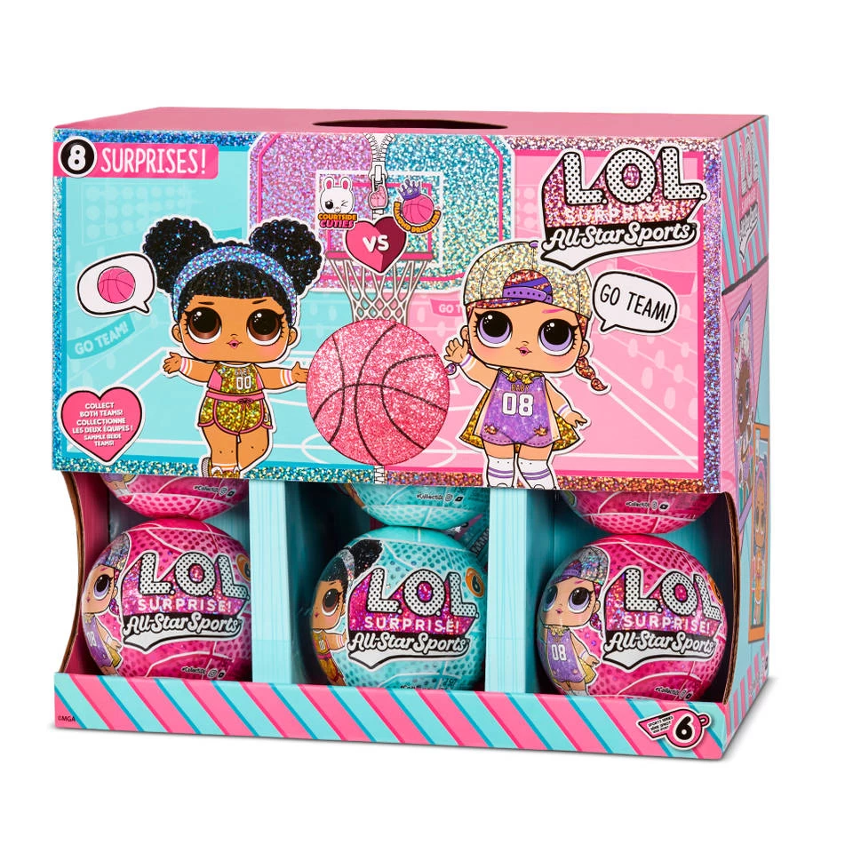 L.O.L. Surprise! All-Star B.B.s Sports Glinsterende Basketbalserie Met 8 Verrassingen 4 L.O.L. Surprise! All-Star B.B.s Sports Glinsterende Basketbalserie Met 8 Verrassingen - Afbeelding 2
