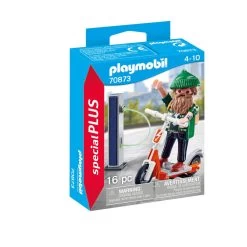 PLAYMOBIL SpecialPLUS Hipster Met E-scooter 70873
