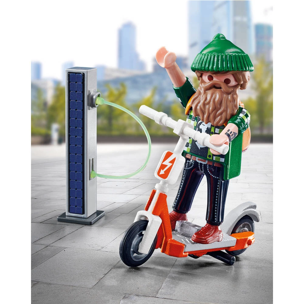 PLAYMOBIL SpecialPLUS Hipster Met E-scooter 70873 5 PLAYMOBIL SpecialPLUS Hipster Met E-scooter 70873 - Afbeelding 3