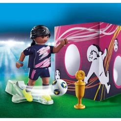 PLAYMOBIL SpecialPLUS Voetbalster Met Doelmuur 70875 -Speelgoed Winkel 1991391 d858d07e