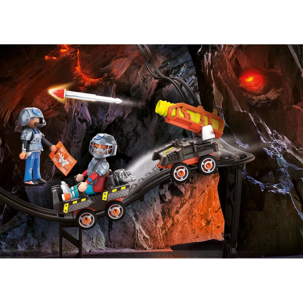 PLAYMOBIL Dino Rise Dino Mine Raket Kart 70929 5 PLAYMOBIL Dino Rise Dino Mine Raket Kart 70929 - Afbeelding 3