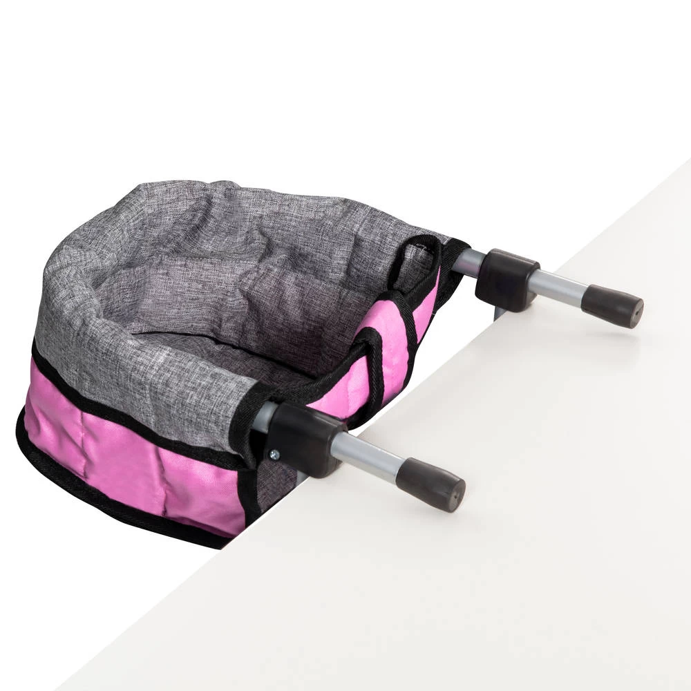 No Brand Poppen Tafelzitje - Roze 5 No Brand Poppen Tafelzitje - Roze - Afbeelding 3