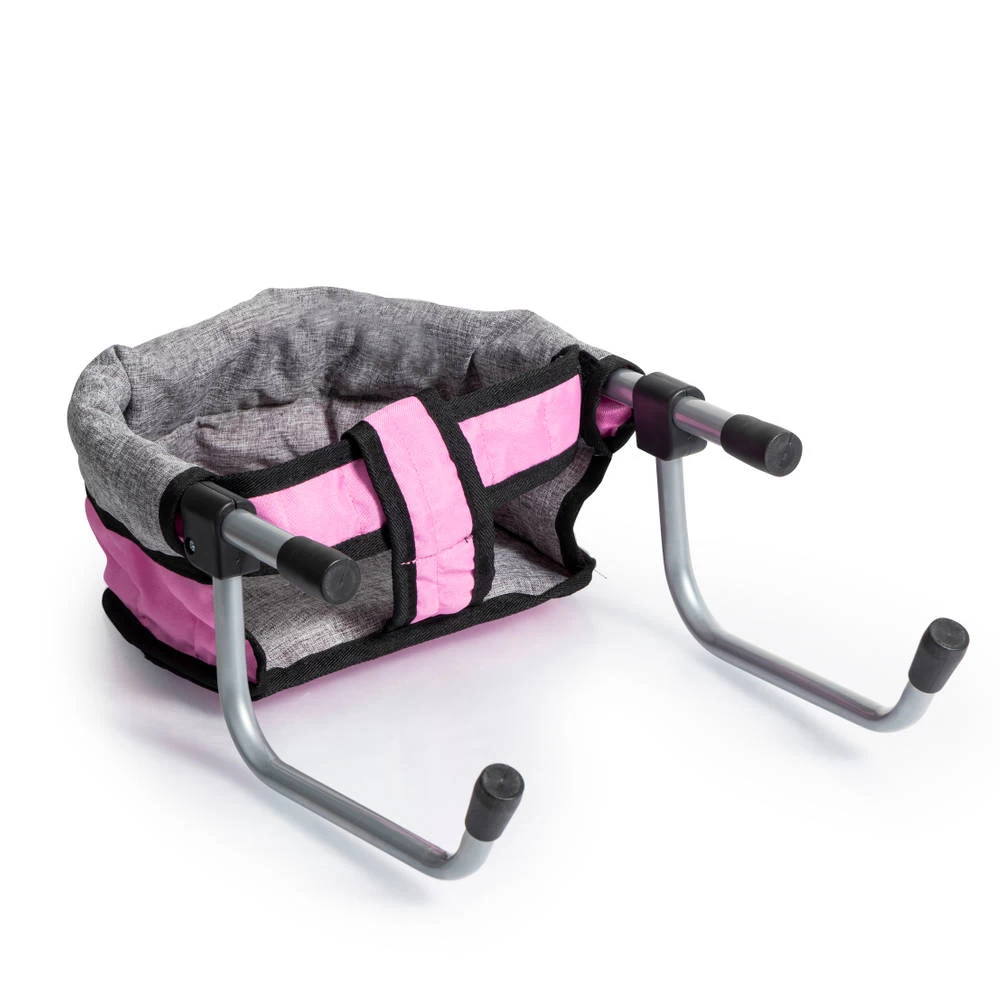 No Brand Poppen Tafelzitje - Roze 3 No Brand Poppen Tafelzitje - Roze