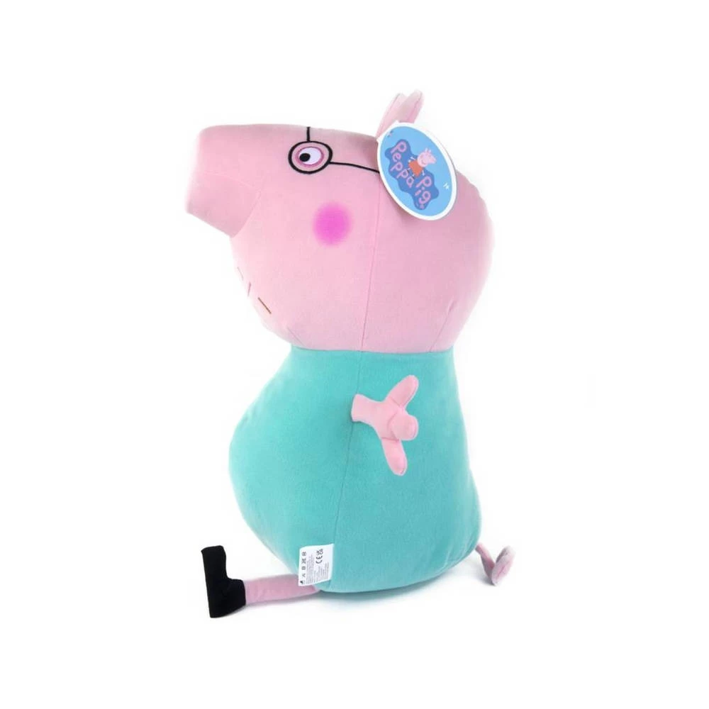 No Brand Peppa Pig Papa Pig Knuffel - 50 Cm 4 No Brand Peppa Pig Papa Pig Knuffel - 50 Cm - Afbeelding 2