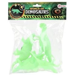 No Brand Dino's Glow In The Dark Set 4-delig