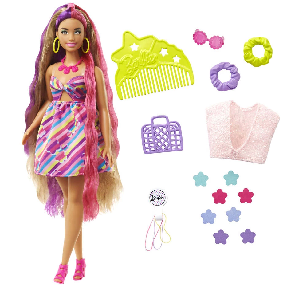Barbie Totally Hair Pop Bloemetjes 3 Barbie Totally Hair Pop Bloemetjes