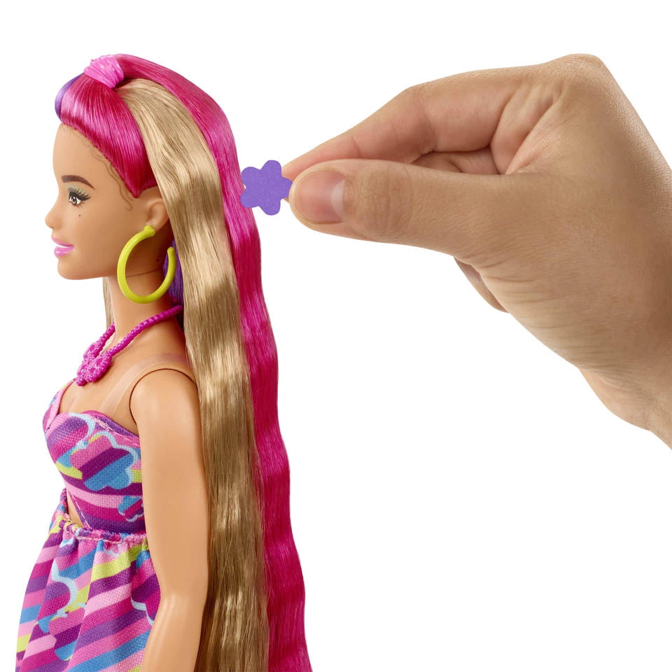 Barbie Totally Hair Pop Bloemetjes 4 Barbie Totally Hair Pop Bloemetjes - Afbeelding 2