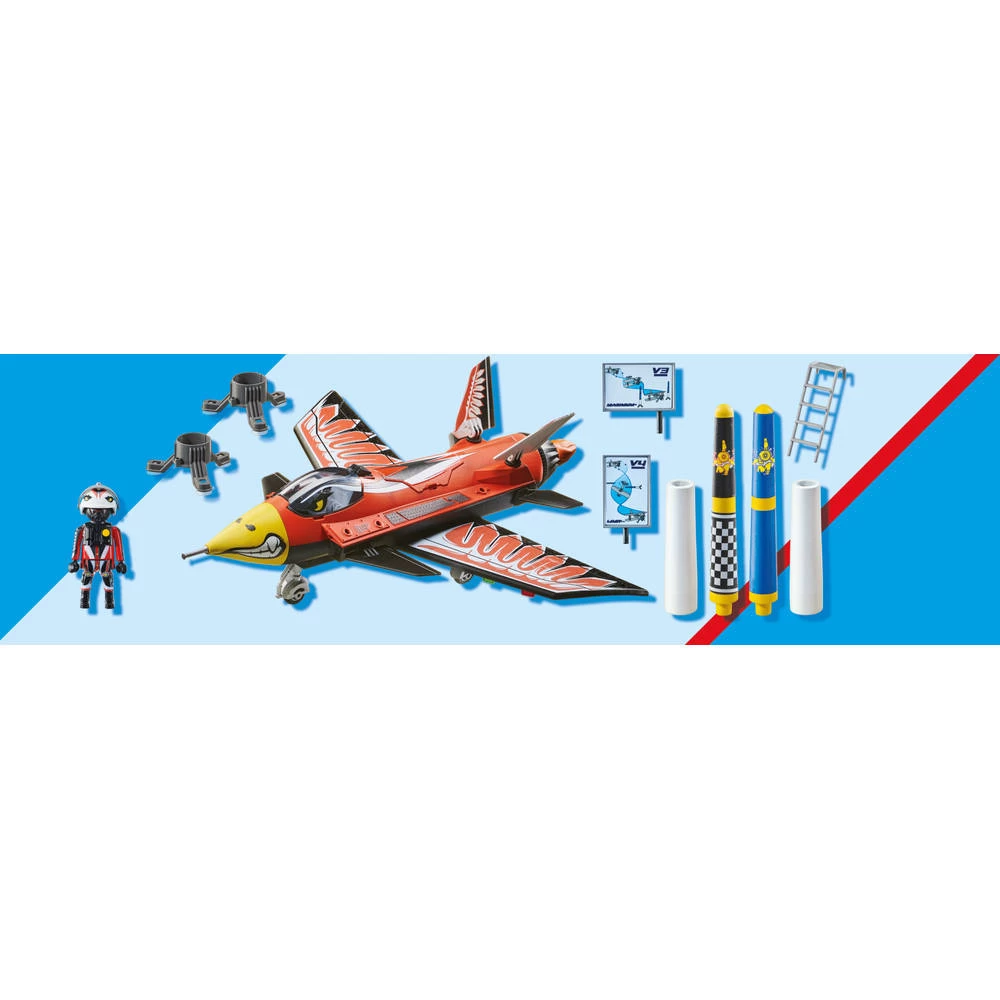 PLAYMOBIL Air Stuntshow Jet Eagle 70832 5 PLAYMOBIL Air Stuntshow Jet Eagle 70832 - Afbeelding 3