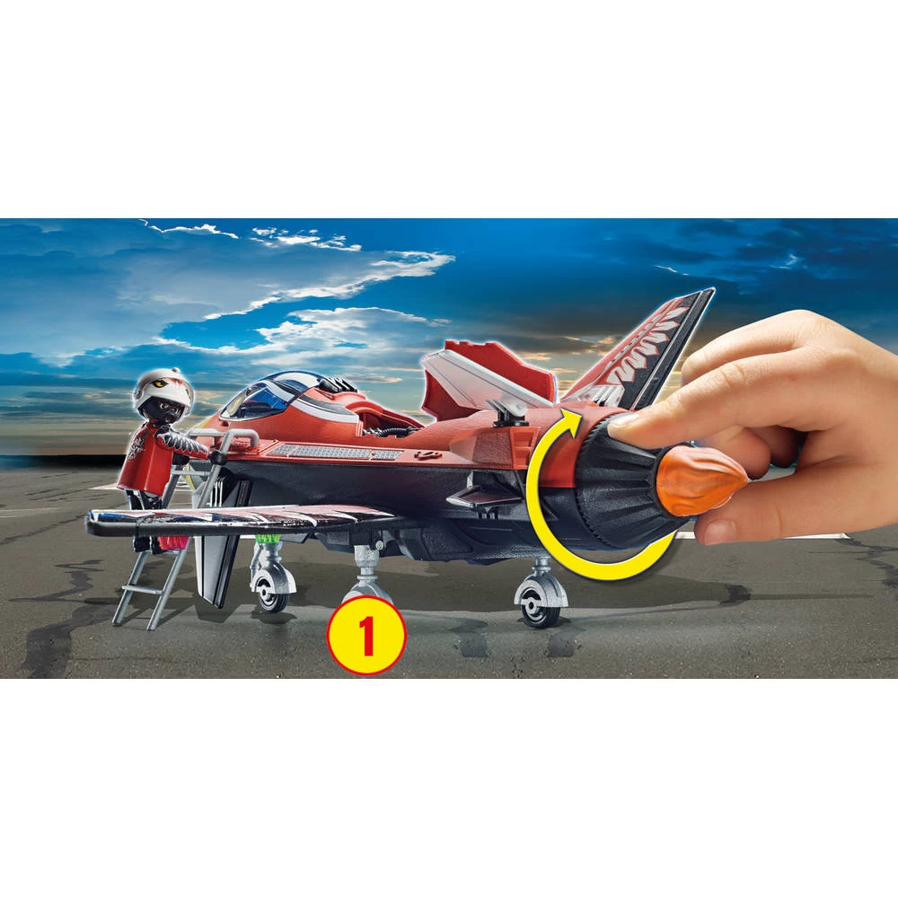 PLAYMOBIL Air Stuntshow Jet Eagle 70832 7 PLAYMOBIL Air Stuntshow Jet Eagle 70832 - Afbeelding 5