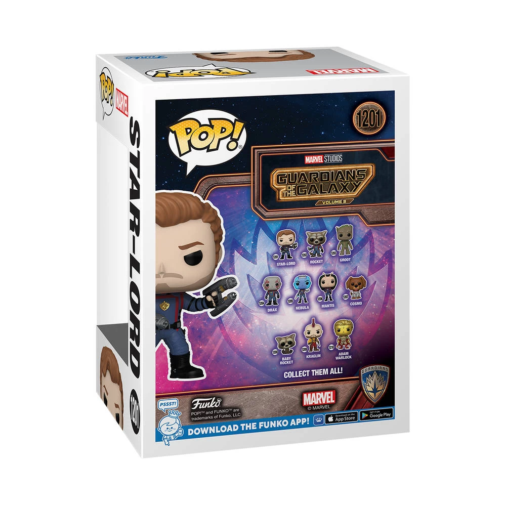Funko Pop! Figuur Marvel Guardians Of The Galaxy 3 Star-Lord 5 Funko Pop! Figuur Marvel Guardians Of The Galaxy 3 Star-Lord - Afbeelding 3