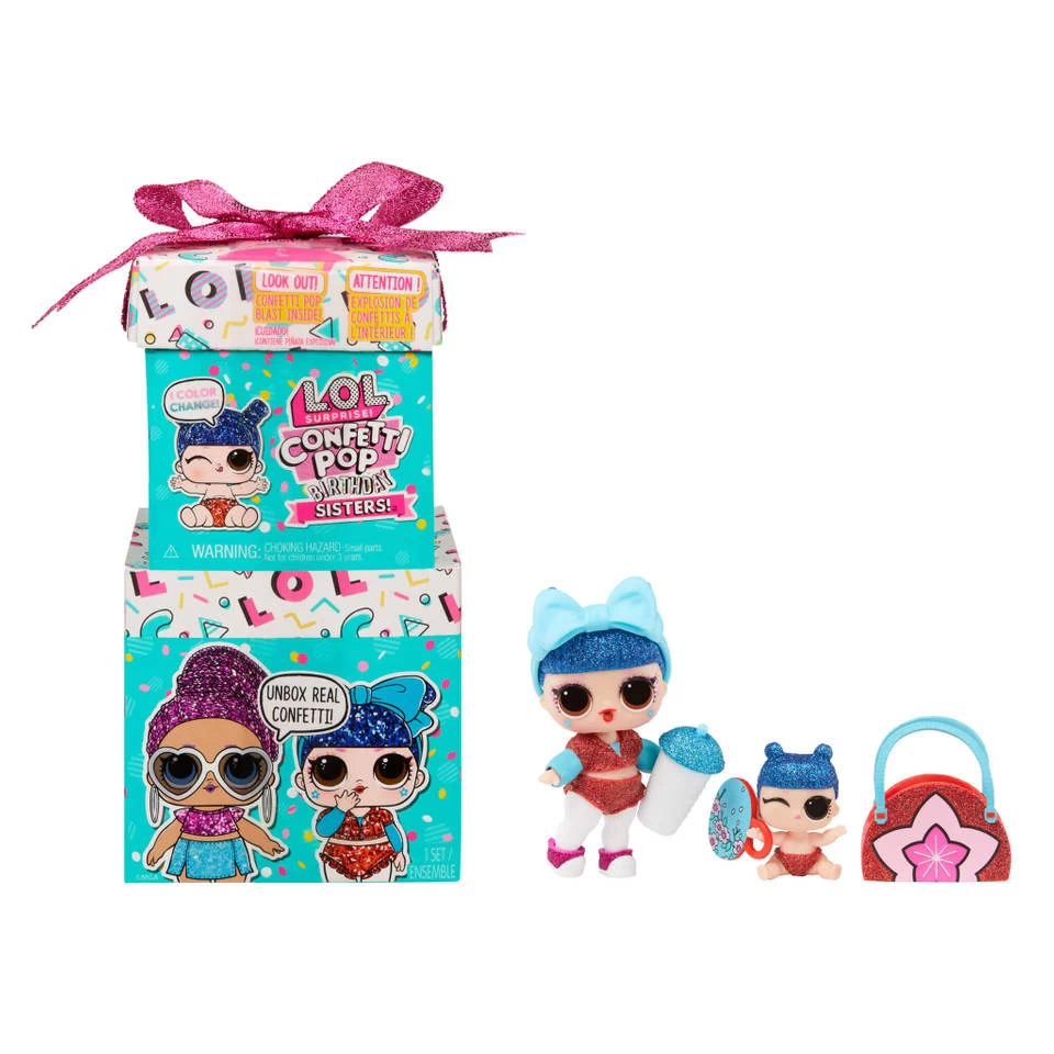 L.O.L. Surprise! Confetti Birthday Sisters Pop 3 L.O.L. Surprise! Confetti Birthday Sisters Pop