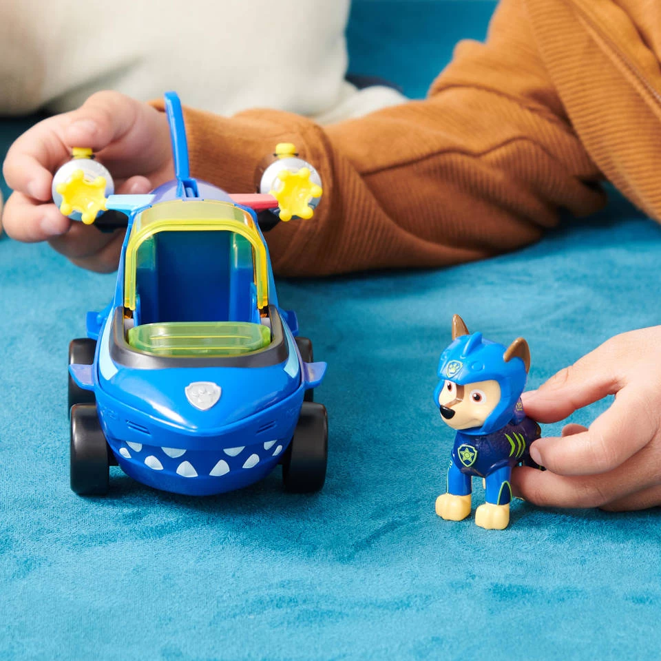 SPIN MASTER PAW Patrol Aqua Pups Transformerend Shark Voertuig Deluxe Met Chase 8 SPIN MASTER PAW Patrol Aqua Pups Transformerend Shark Voertuig Deluxe Met Chase - Afbeelding 6