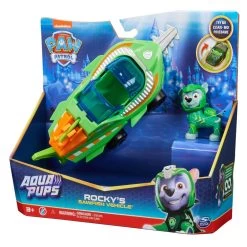 SPIN MASTER PAW Patrol Aqua Pups Transformerend Zaagvis Voertuig Met Rocky -Speelgoed Winkel 1994952 5491cd34